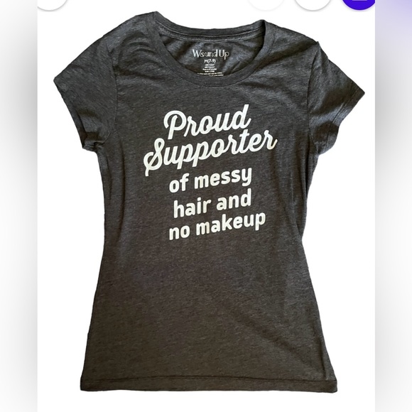 Wound Up top size M (7-9) proud supporter of messy hair and no makeup - Picture 1 of 8